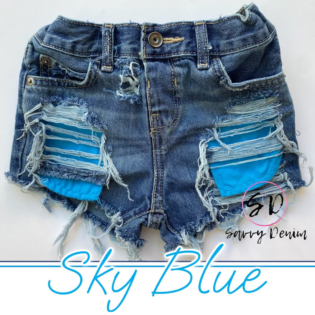 SKY BLUE Venice beach shorties
