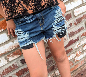 BLACK- Venice Beach shorties