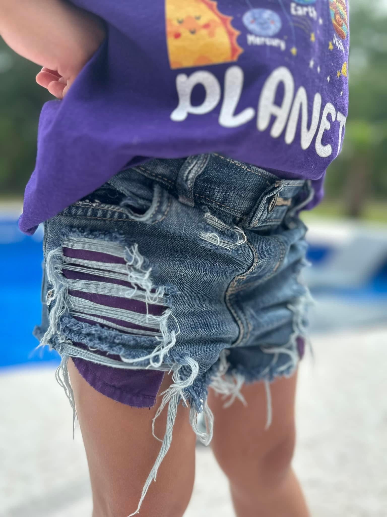 PURPLE Venice beach shorties