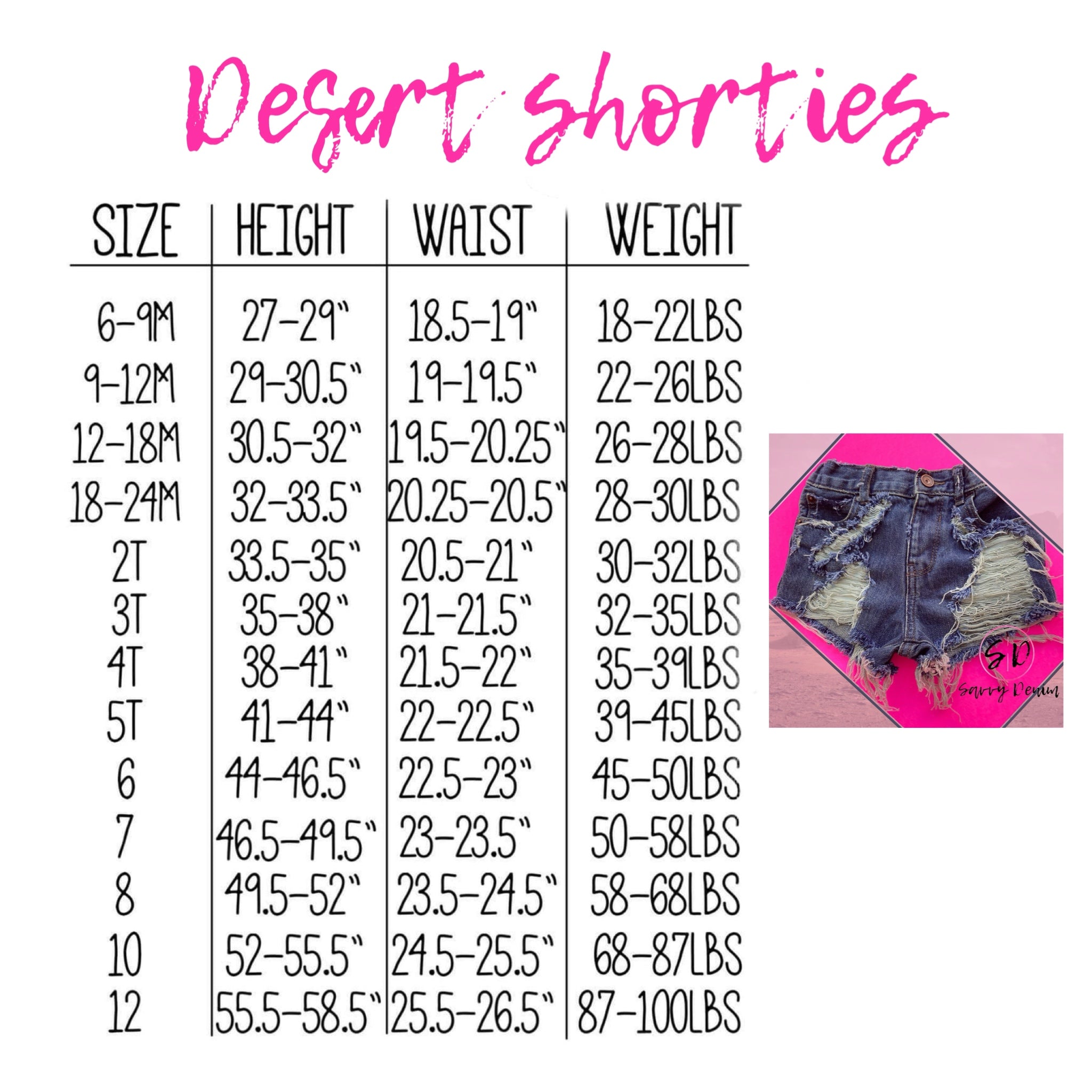 NEW Desert Shorties pre order