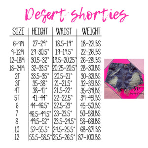 NEW Desert Shorties pre order