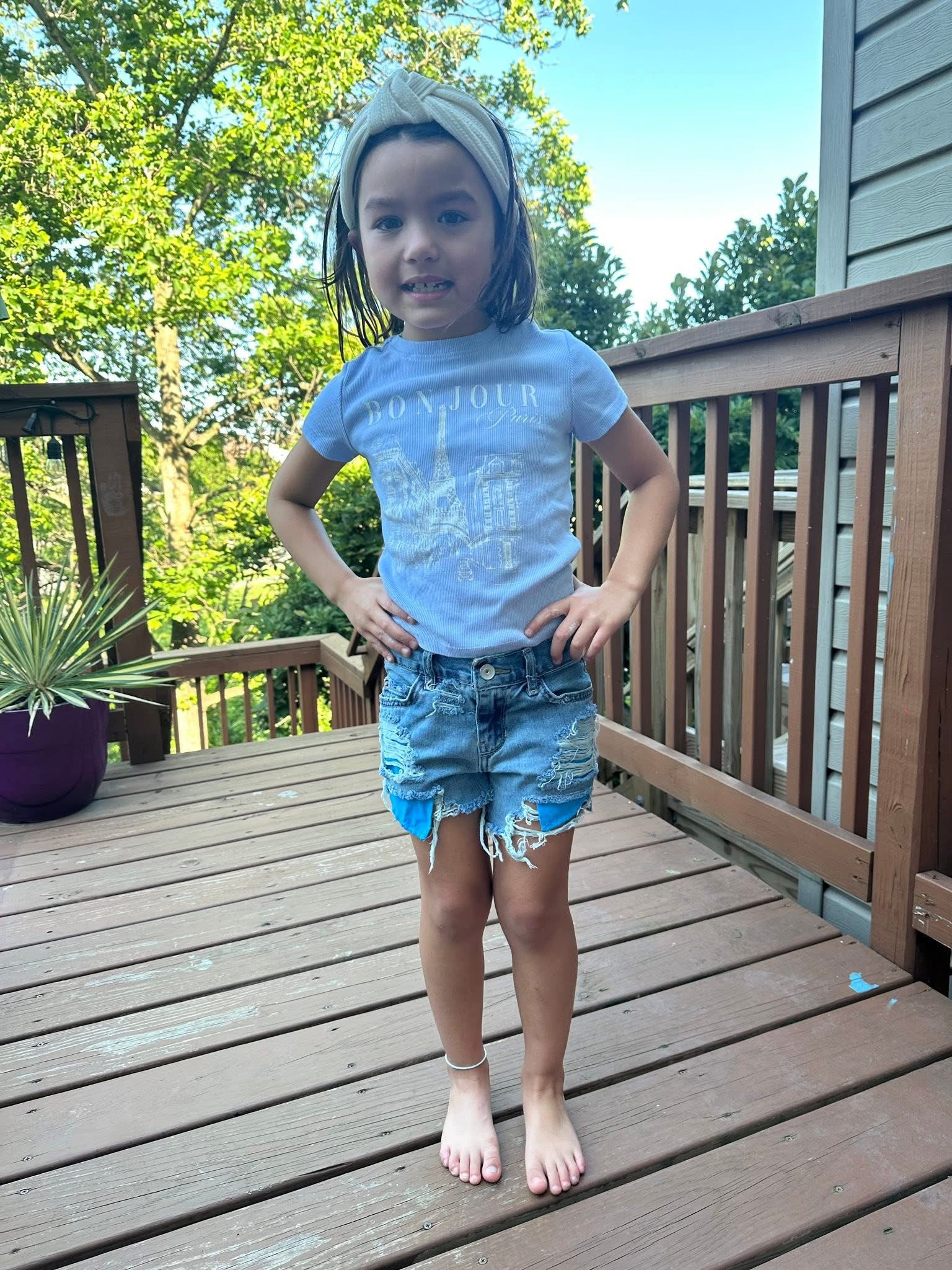 SKY BLUE Venice beach shorties