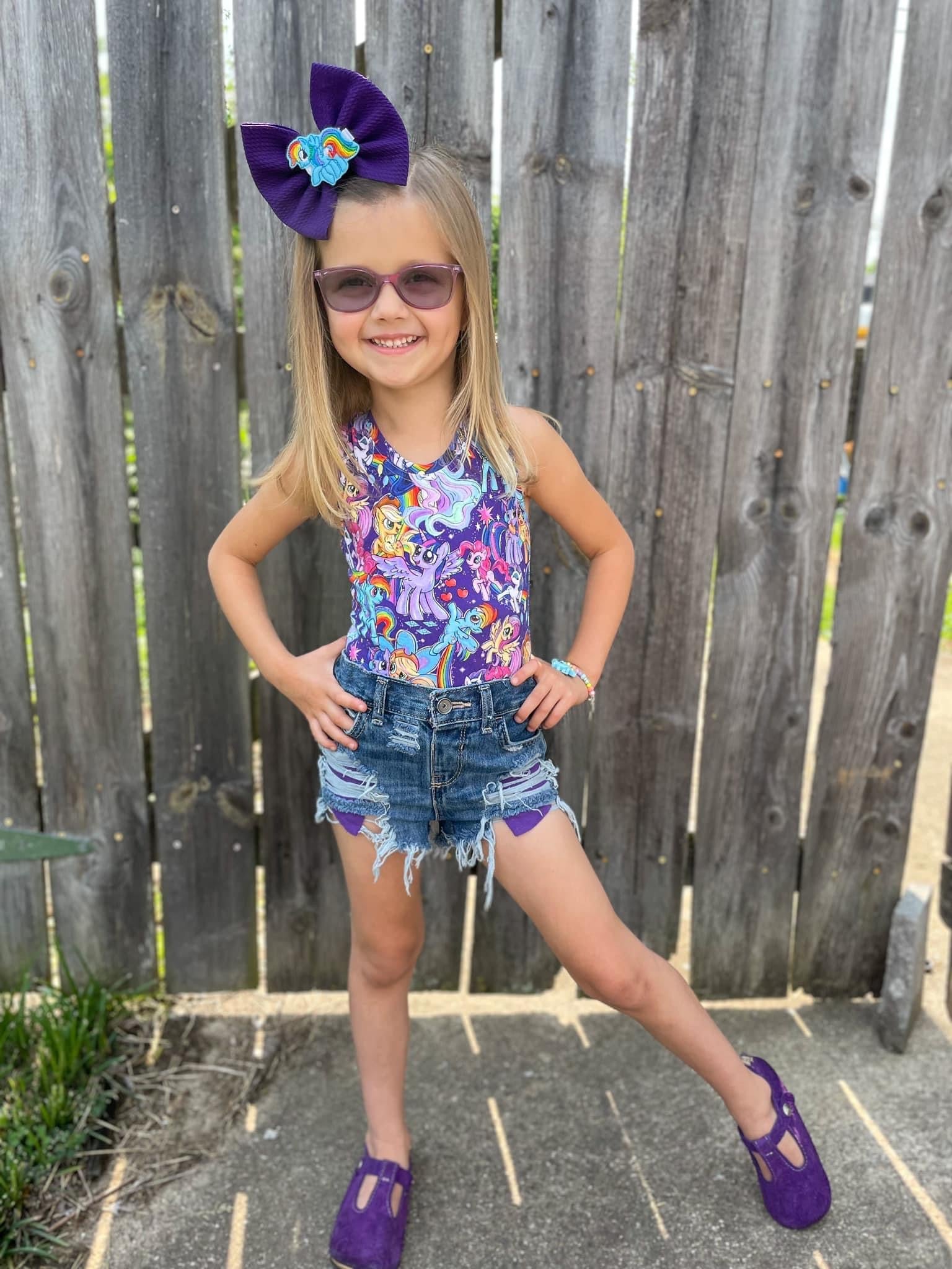 PURPLE Venice beach shorties