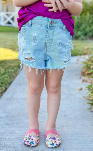 Miami LIGHT WASH shorties