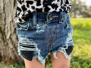 BLACK- Venice Beach shorties