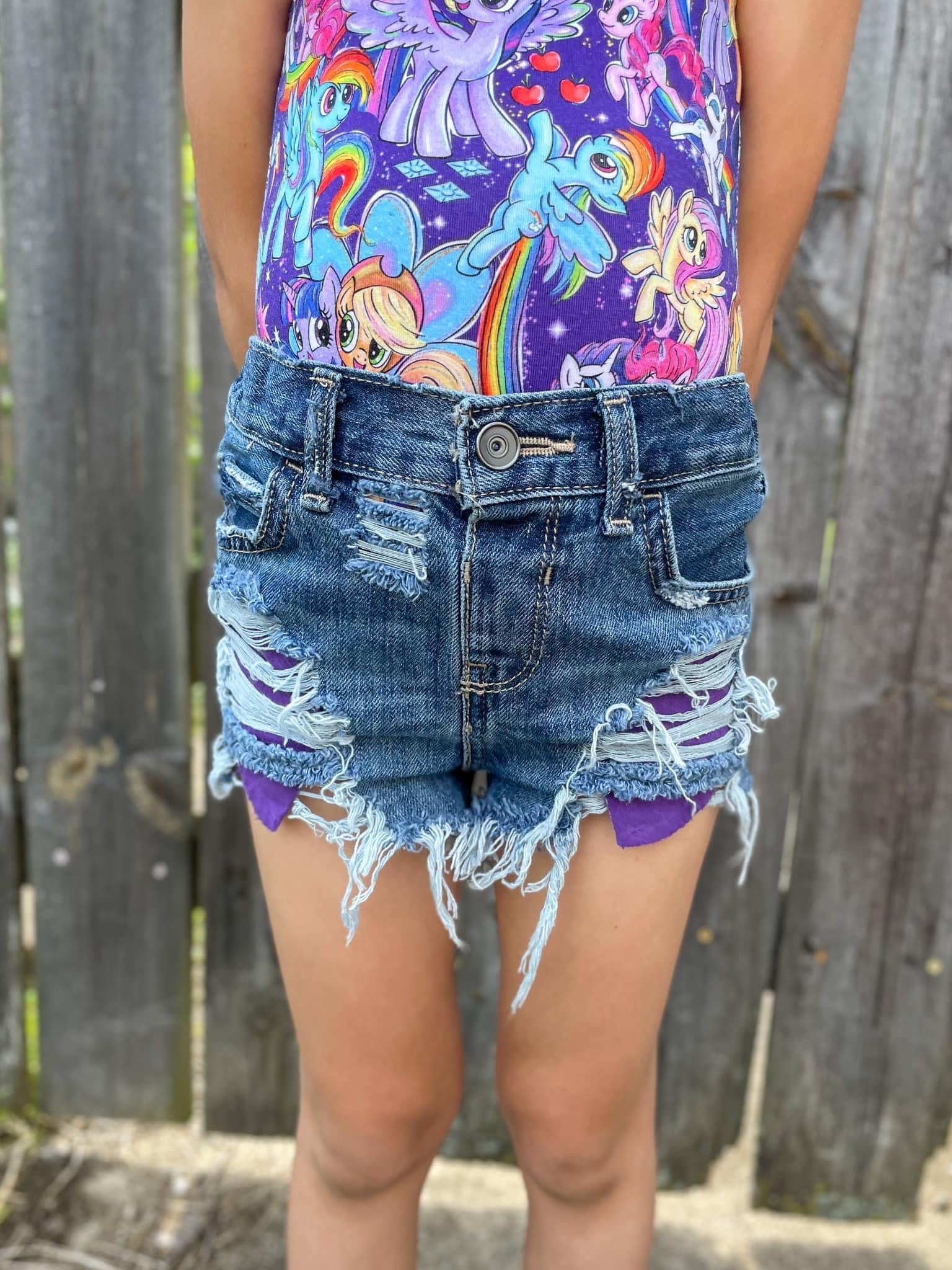 PURPLE Venice beach shorties