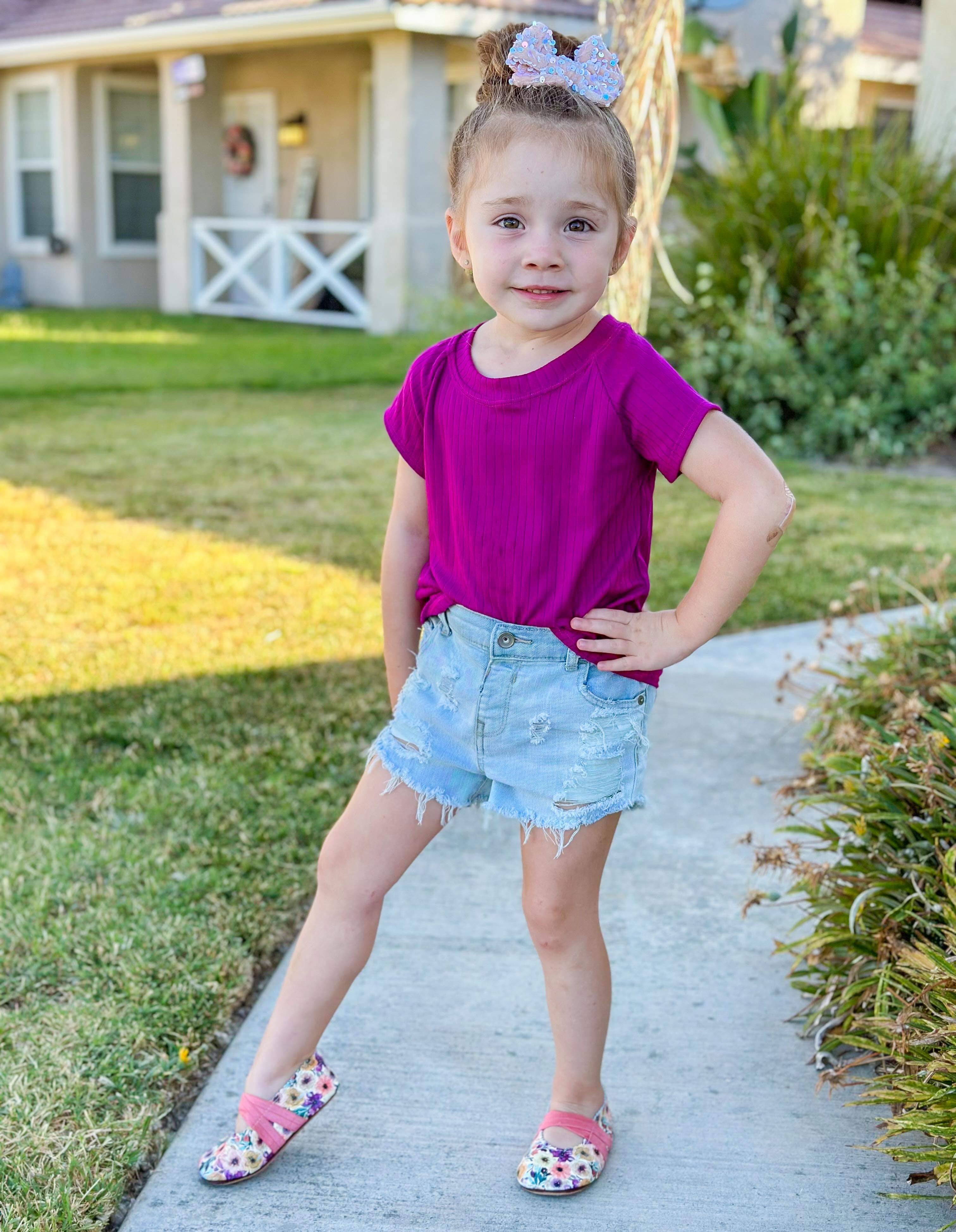 Miami LIGHT WASH shorties